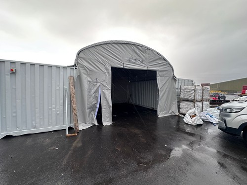 Shipping container dome - shipping,