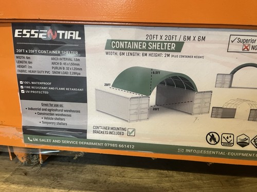 Galvanized steel frame 20x20 - galvanized,