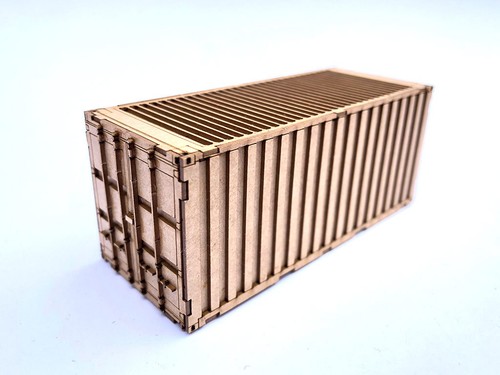 20ft shipping container - container, laser