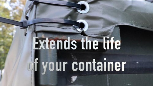 20ft shipping container cover - container,