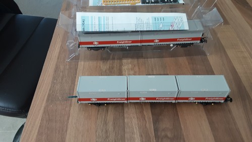 Container wagons with 3 x - ,