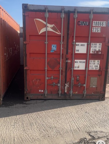 Shipping container 20ft - 20ft, wind